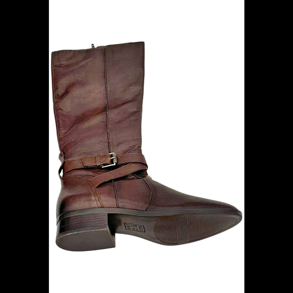 Naturalizer Rena Wide Calf Riding Boots Brown - Wide - Picture 1 of 2